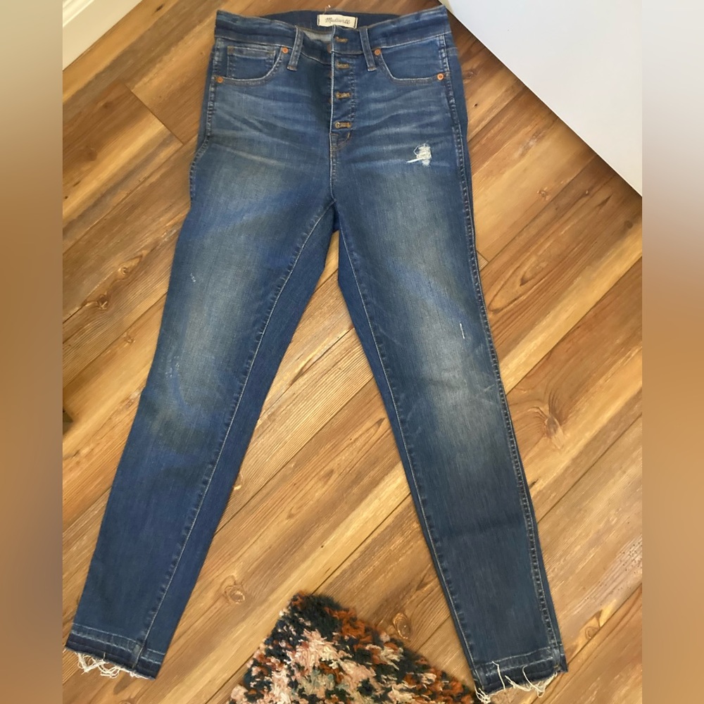 Madewell skinny 10 in high rise